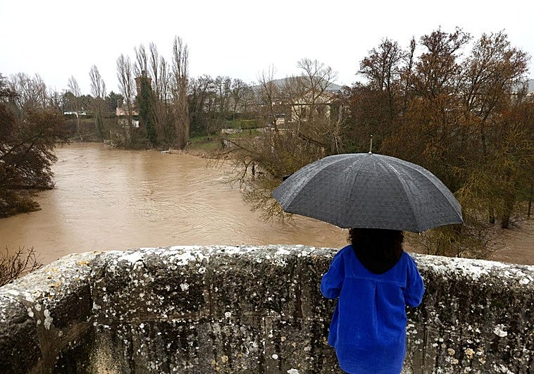 El temporal dispara las alertas en los ríos y pone al Cega y al Duero en riesgo alto